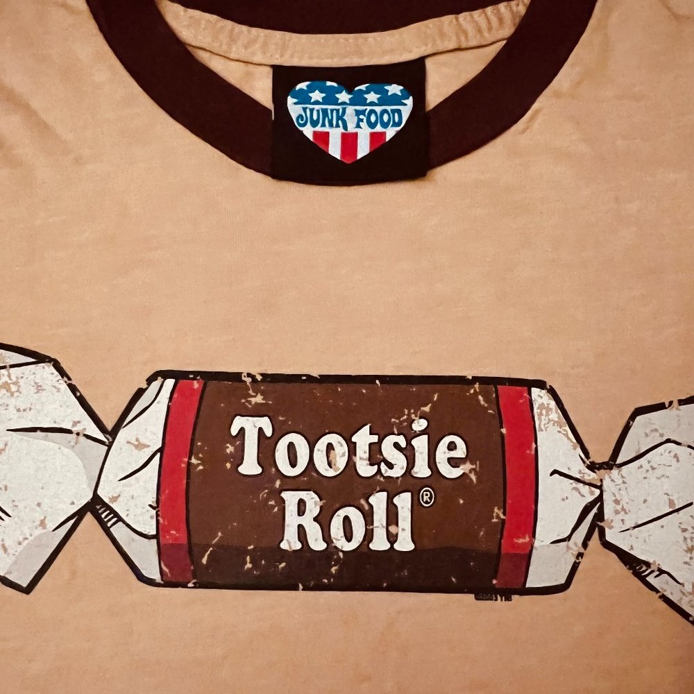 Tootsie Roll t-shirt, by JUNK FOOD